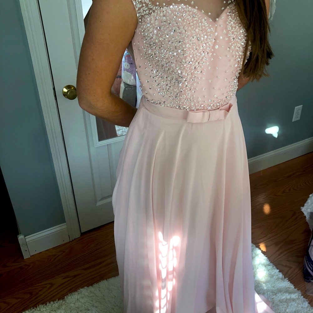 Custom-Made Blush Pink Prom Dress